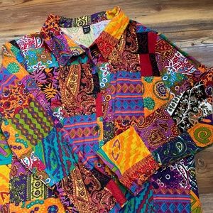 Colorful long sleeve shirt